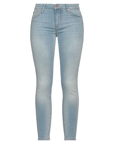Armani Exchange Woman Jeans Blue Size 28 Cotton, Polyester, Elastane