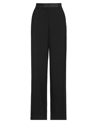 Dolce & Gabbana Woman Pants Black Size 8 Virgin Wool, Silk, Elastane