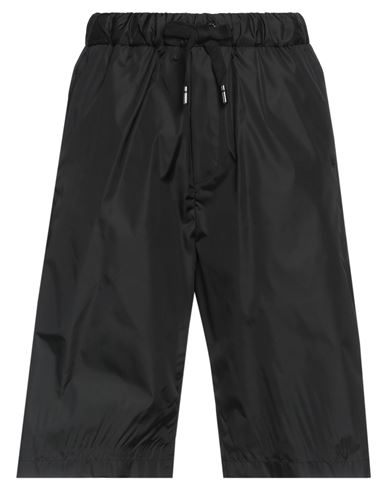 Dolce & Gabbana Woman Shorts & Bermuda Shorts Black Size 4 Polyamide, Brass, Calfskin