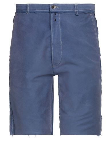 Shop Maison Margiela Man Shorts & Bermuda Shorts Blue Size 36 Cotton