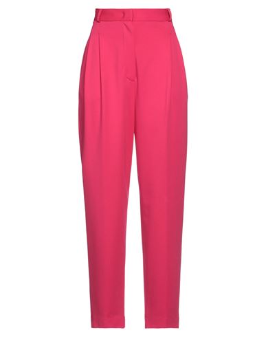 Harris Wharf London Woman Pants Fuchsia Size 6 Viscose, Polyamide, Elastane In Pink