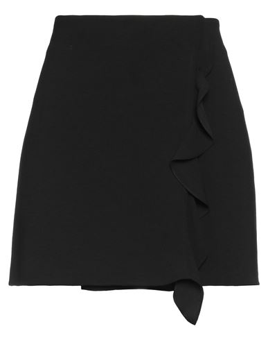 Armani Exchange Woman Mini Skirt Black Size 10 Polyester In Black