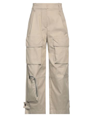 Shop Brunello Cucinelli Woman Pants Beige Size 8 Cotton, Elastane, Brass