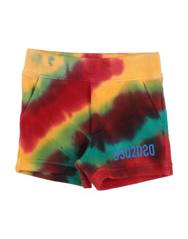 DSQUARED2 DSQUARED2 NEWBORN SHORTS & BERMUDA SHORTS RED SIZE 3 COTTON 