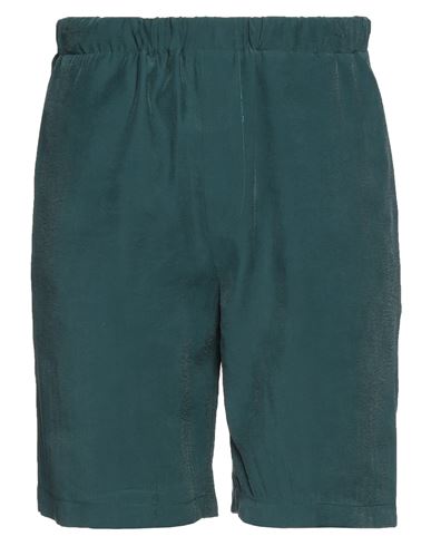 C.9.3 Man Shorts & Bermuda Shorts Dark Green Size 30 Viscose, Polyester