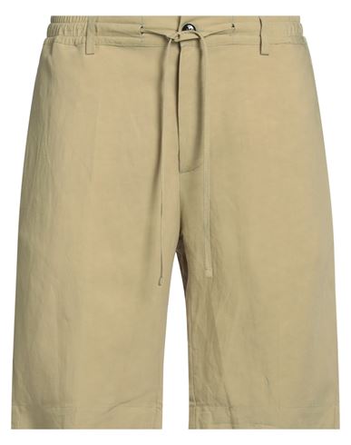 Liu •jo Man Man Shorts & Bermuda Shorts Sand Size 36 Viscose, Linen In Beige
