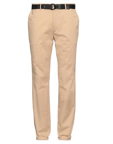 Calvin Klein Man Pants Sand Size 32w-32l Cotton, Elastane In Beige