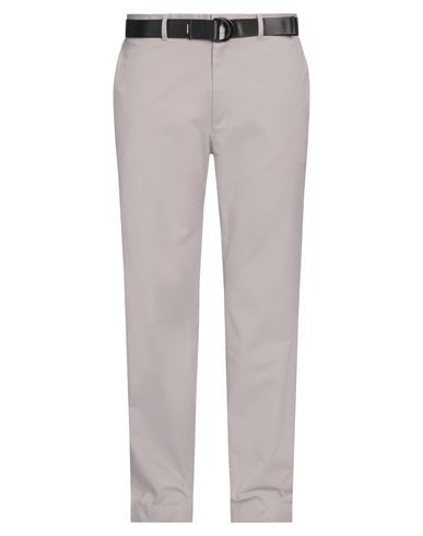Calvin Klein Man Pants Grey Size 40w-32l Cotton, Elastane In Gray