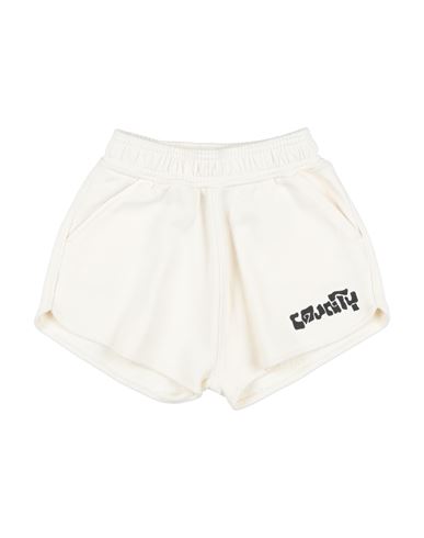 Shop Marcelo Burlon County Of Milan Marcelo Burlon Toddler Girl Shorts & Bermuda Shorts Beige Size 6 Cotton