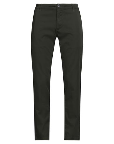 Armani Exchange Man Pants Dark Green Size 32 Cotton, Polyester, Elastane In Green