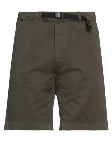 Woolrich Man Shorts & Bermuda Shorts Military Green Size L Cotton, Elastane