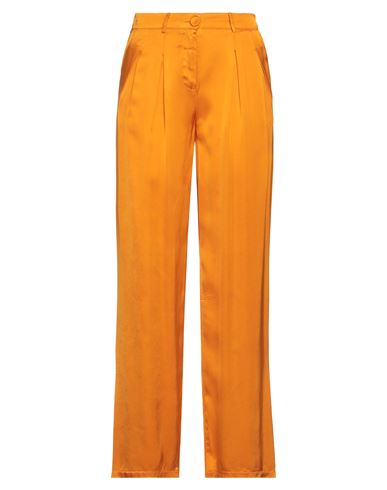 Brand Unique Woman Pants Orange Size 2 Viscose
