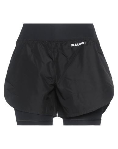 Jil Sander+ Woman Shorts & Bermuda Shorts Black Size S Polyamide, Elastane