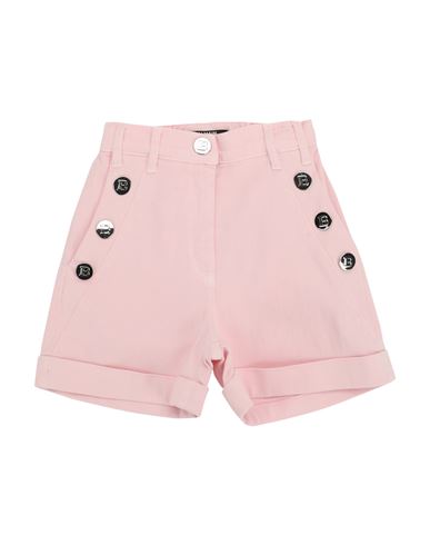 Shop Balmain Toddler Girl Denim Shorts Pink Size 6 Cotton, Modal, Elastane