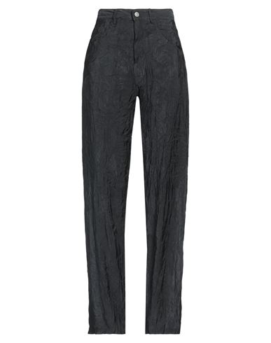 Mm6 Maison Margiela Woman Pants Black Size 10 Polyester, Polyamide