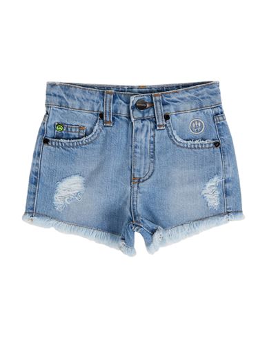 Shop Barrow Toddler Girl Denim Shorts Blue Size 4 Cotton