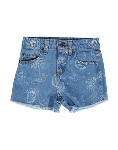 Shop Barrow Toddler Girl Denim Shorts Blue Size 4 Cotton