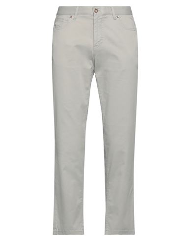 Hiltl Man Pants Grey Size 44s Cotton, Elastane