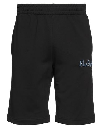 Blue Sky Inn Man Shorts & Bermuda Shorts Black Size L Cotton