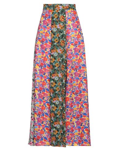 Missoni Woman Maxi Skirt Mauve Size 4 Viscose, Silk In Multi