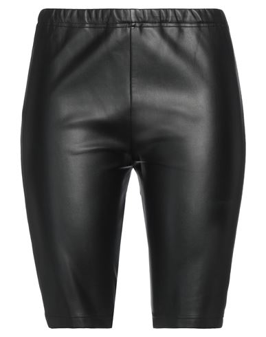 Mm6 Maison Margiela Woman Leggings Black Size 10 Polyester, Polyurethane