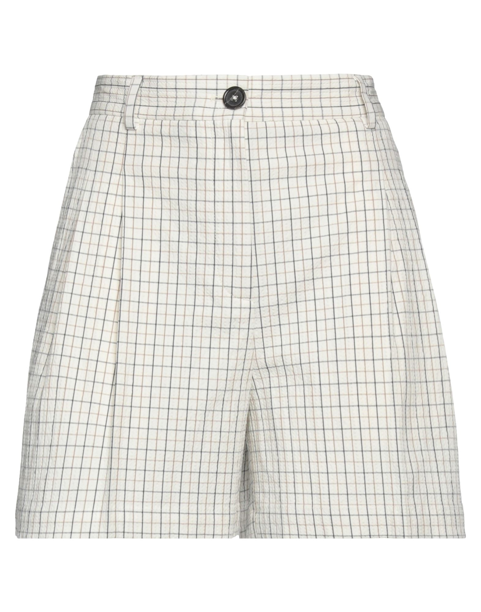 《セール開催中》PS PAUL SMITH レディース ショートパンツ＆バミューダ ホワイト 38 コットン 97% / ポリウレタン 3%