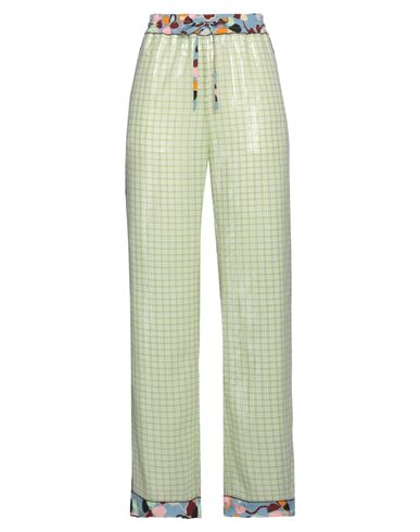 Shop M Missoni Woman Pants Light Green Size 4 Polyester, Viscose