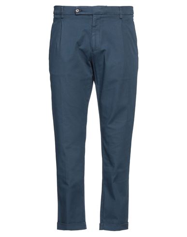 Berwich Man Pants Navy Blue Size 38 Cotton, Lyocell, Elastane