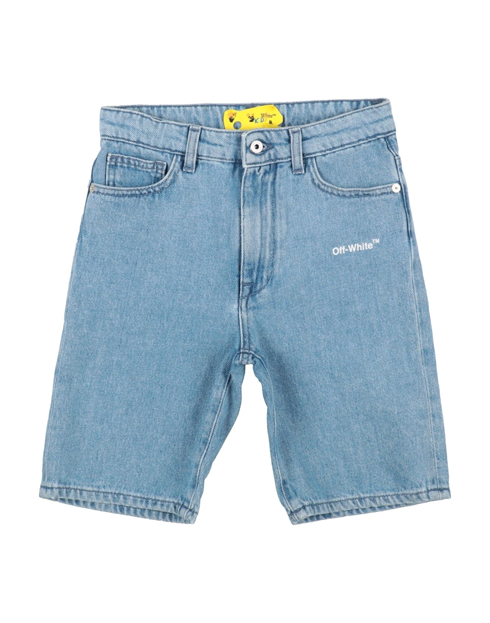 OFF-WHITE™ KIDS BOTTOMWEAR Denim σορτς