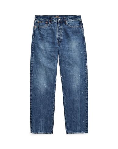 Shop Polo Ralph Lauren Vintage Classic Fit Distressed Jean Man Jeans Blue Size 34w-32l Cotton