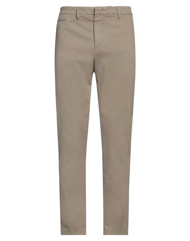 Dondup Man Pants Sand Size 35 Cotton, Elastane In Beige