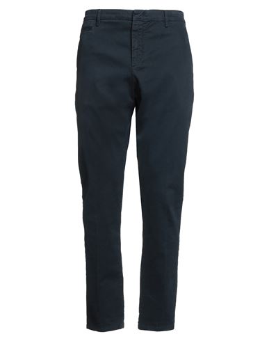 Dondup Man Pants Navy Size 35 Cotton, Elastane