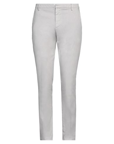 Shop Dondup Man Pants Light Grey Size 32 Linen, Lyocell, Elastane