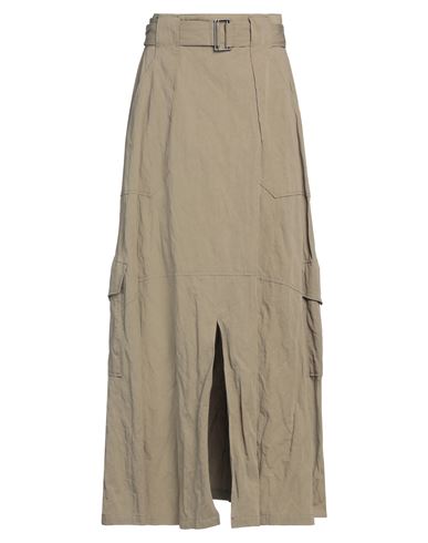 Fabiana Filippi Belted A-line Cargo Maxi Skirt In Green