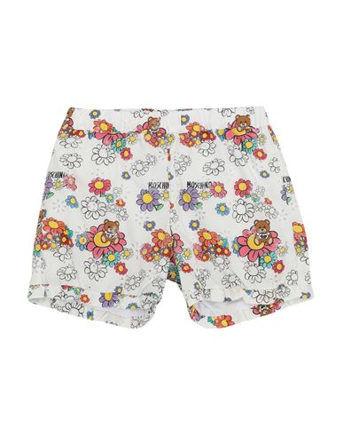 Moschino Baby Toddler Girl Shorts & Bermuda Shorts White Size 3 Cotton In White