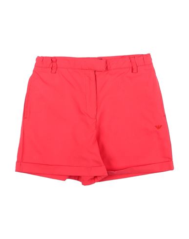 Emporio Armani Toddler Girl Shorts & Bermuda Shorts Red Size 6 Cotton In Red