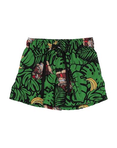 Shop Mousse Dans La Bouche Toddler Girl Swim Trunks Green Size 6 Polyester
