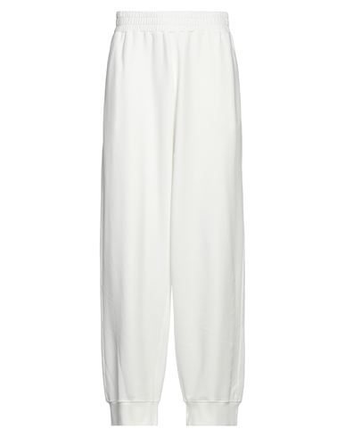 Mm6 Maison Margiela Man Pants White Size Xxl Cotton