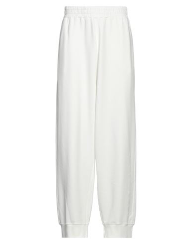 Mm6 Maison Margiela Man Pants White Size Xxl Cotton