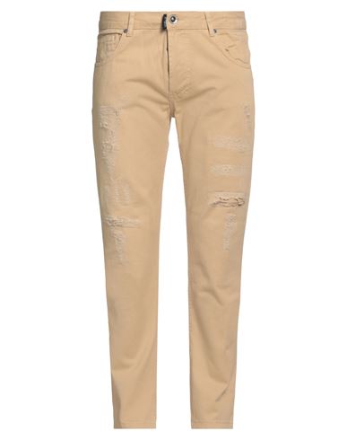 Gaelle Paris Gaëlle Paris Man Pants Sand Size 34 Cotton In Beige