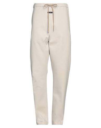 Fear Of God Logo-plaque Straight-leg Trousers In Grey