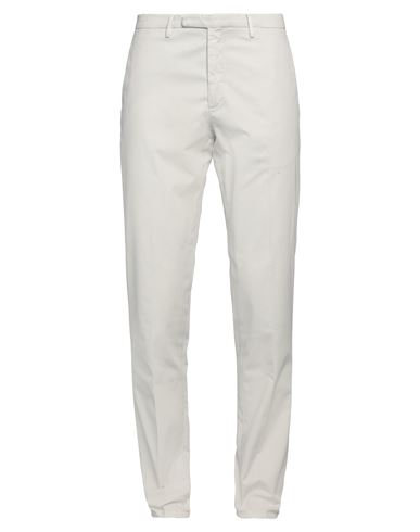 Boglioli Man Pants Light Grey Size 36 Cotton, Elastane In Grey