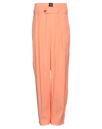 Msgm Man Pants Salmon Pink Size 34 Viscose, Polyester In Pink