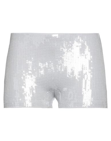 Dsquared2 Woman Shorts & Bermuda Shorts Light Grey Size L Polyamide, Elastane