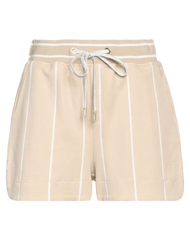 Eleventy Woman Shorts & Bermuda Shorts Beige Size S Cotton, Viscose In Neutral