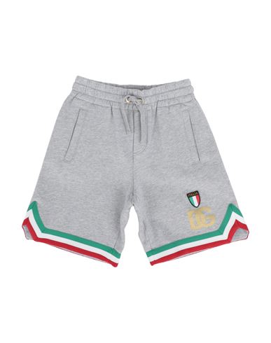 Shop Dolce & Gabbana Toddler Boy Shorts & Bermuda Shorts Grey Size 4 Cotton