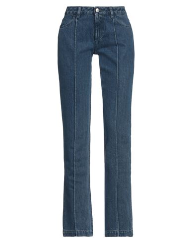 Paloma Wool Woman Jeans Blue Size 8 Cotton, Recycled Cotton