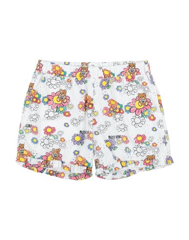 Shop Moschino Kid Toddler Girl Shorts & Bermuda Shorts White Size 3 Cotton