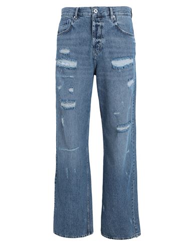 Karl Lagerfeld Jeans Man Denim Pants Blue Size 34 Organic Cotton