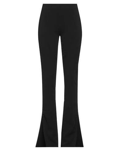 Monot Mônot Woman Pants Black Size 4 Triacetate, Polyester In Black